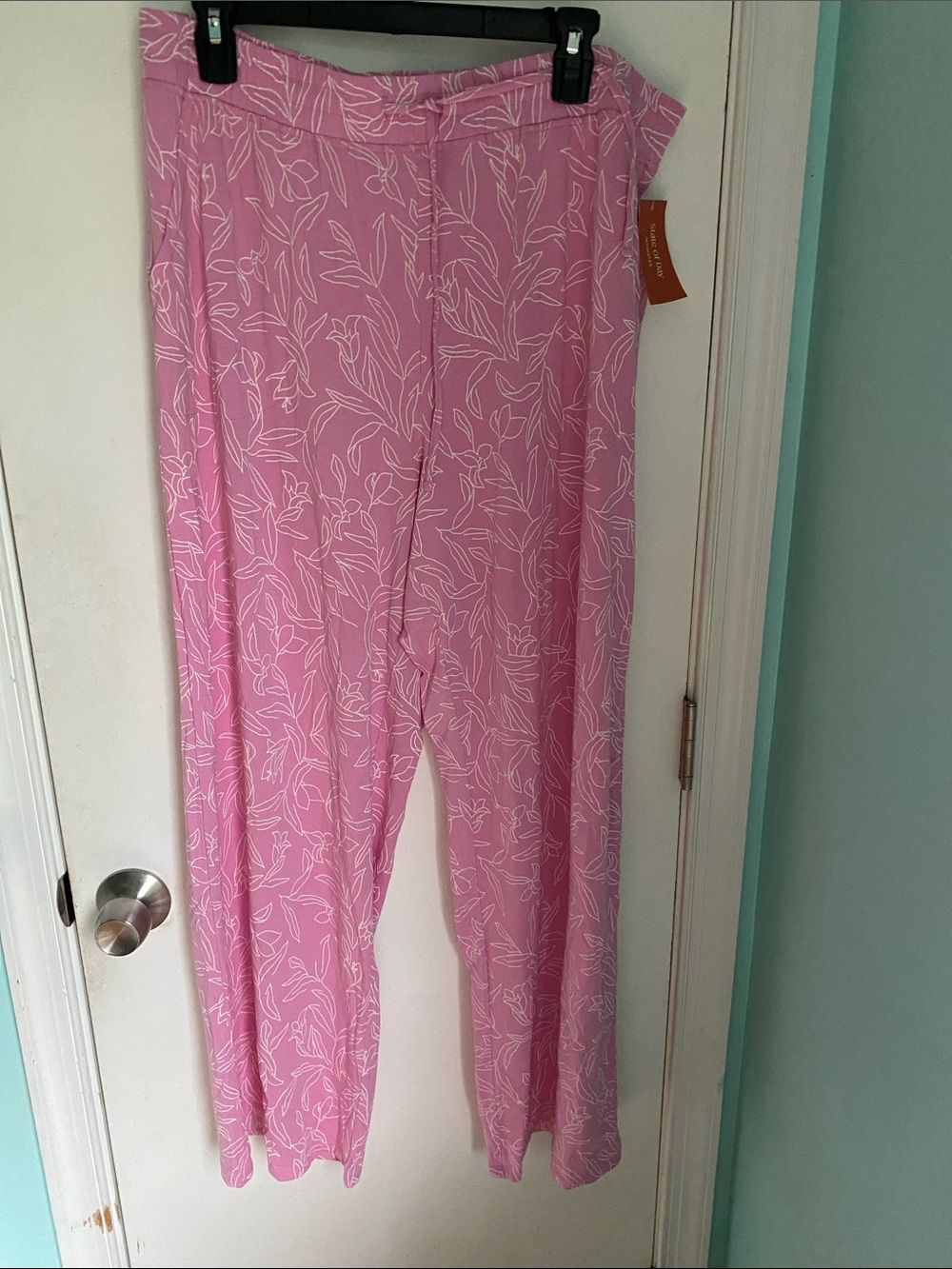 State of Day Floral Print Wide-Leg pajama  Pants